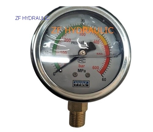 Vibration pressure gauge YN60, radial 14 1.5