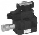Solenoid operated flow control valve SF-G06-A220-10-10-N